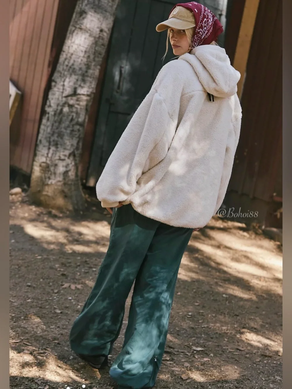 NWT Free People Scout It Out Fleece Pullover